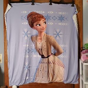 NEW DISNEY'S PRINCESS ANNA MINKY BLANKET